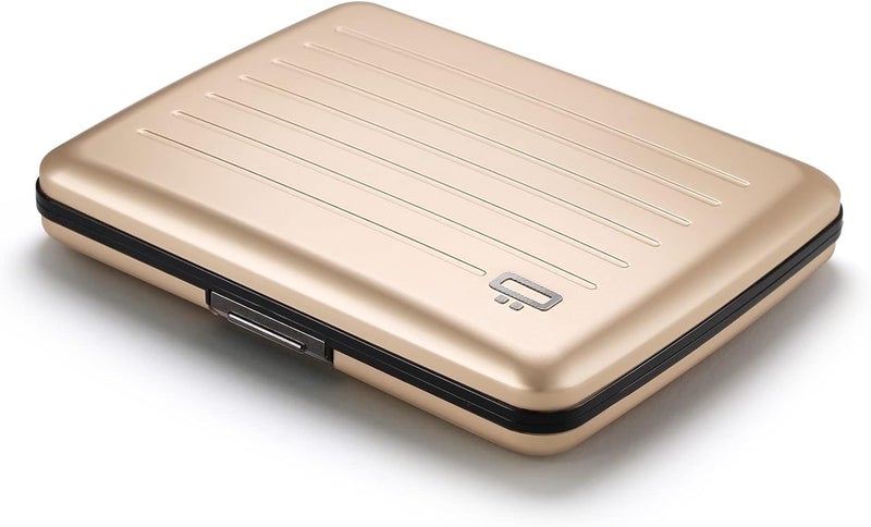 ÖGON -DESIGNS- Aluminum wallet, Large capacity with metal lock, RFID Protection against fraud and demagnetization, Smart Case OSLO Large model - Image 1